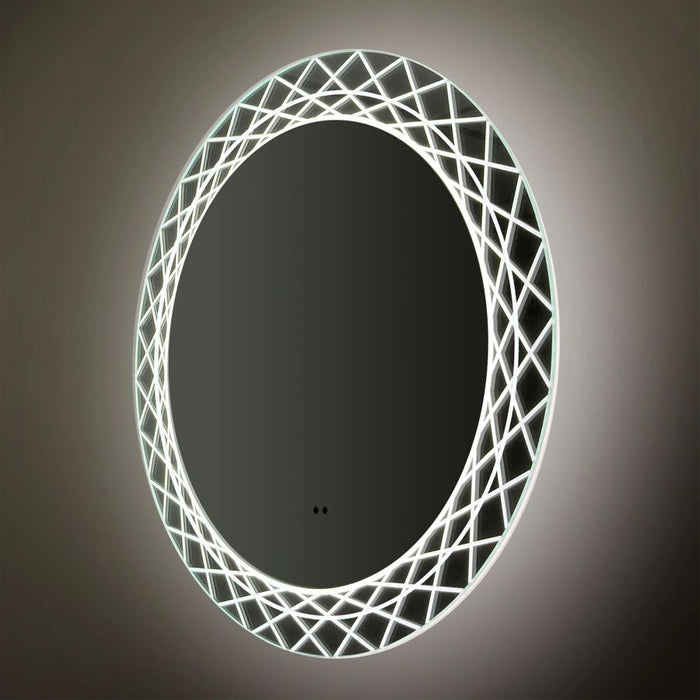 HiB Bellus 80cm Round Illuminated Bathroom Mirror - 79580200