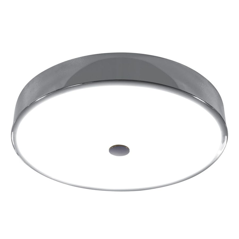 HiB Lumen Flush Ceiling Light - Chrome - 0740