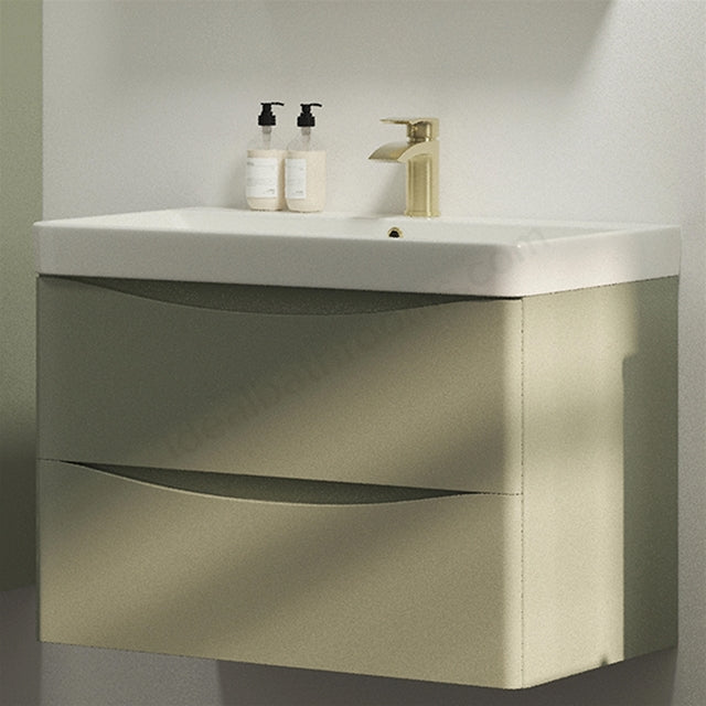 Cape PVD Coated Mono Basin Mixer w/ Pop Up Waste - Brushed Brass