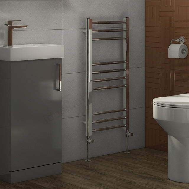 Kelvin Straight 800 x 400mm Towel Warmer - Chrome