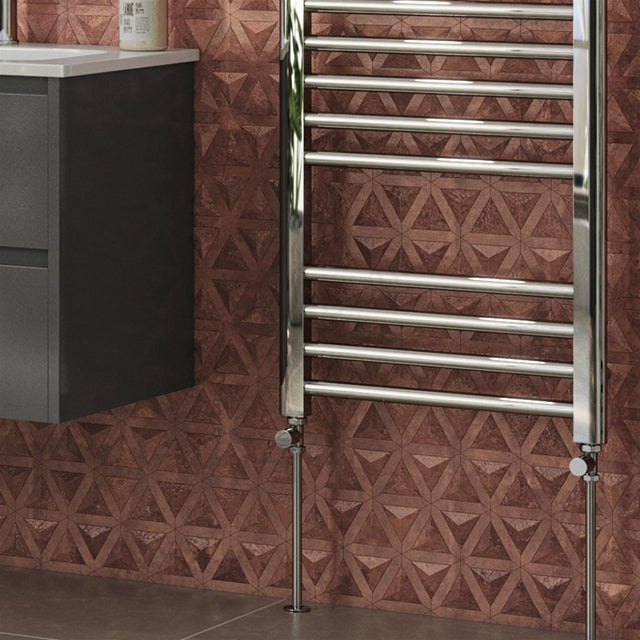 Non-Thermostatic Straight Radiator Valve - Chrome