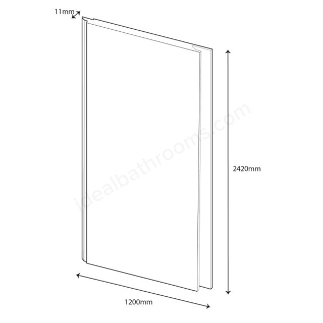 2440mm x 1185mm Wall Polar Sparkle - PBPW003