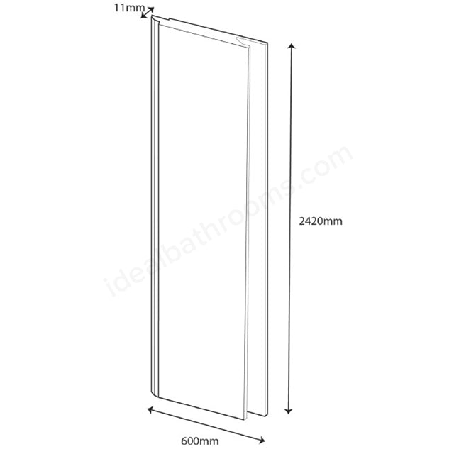 2440mm x 585mm Wall Panel Polar Sparkle - PBPW004