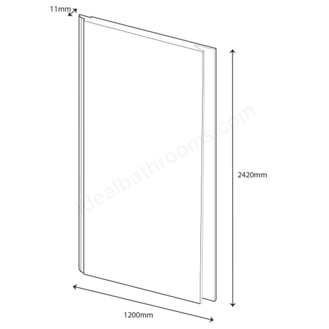 2440mm x 1185mm Wall Panel Turin Marble - PBPW009