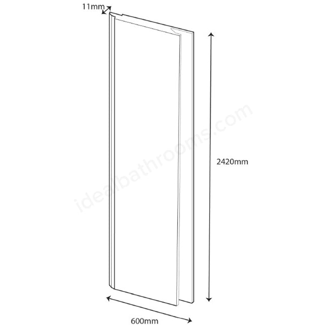 2440mm x 585mm Wall Panel Milanese Stone - PBPW020