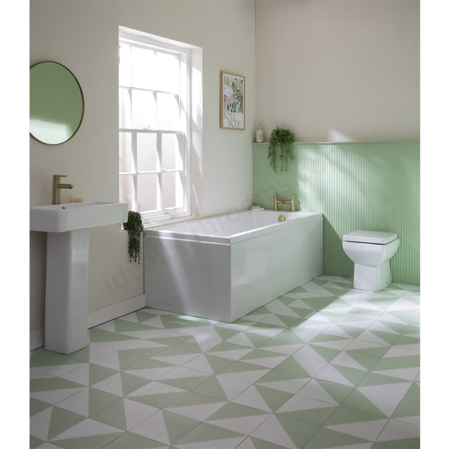 1700 x 700mm Carronite Single Ended Bath White - 02152