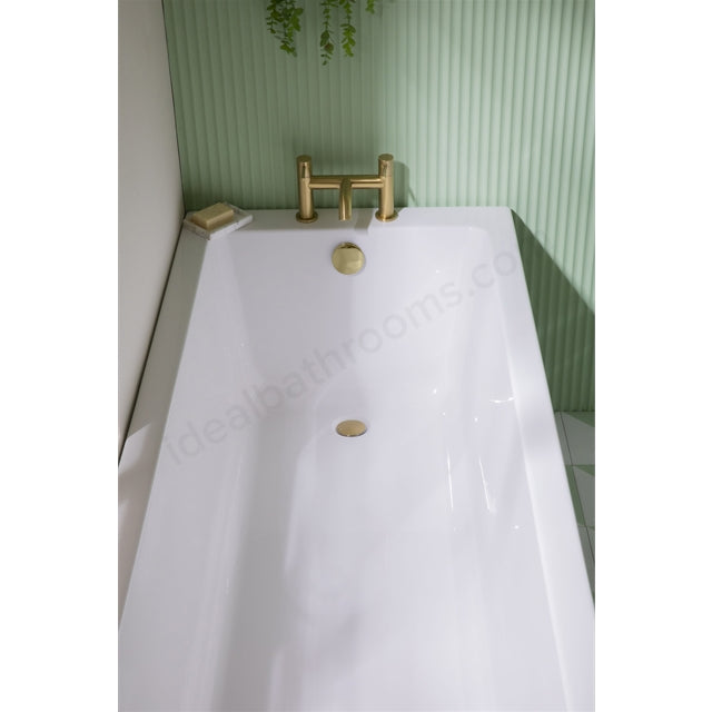 1700 x 900mm Single Ended Bath White - 02181