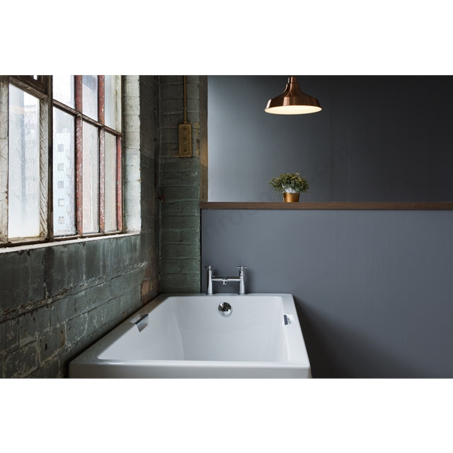 1750 x 750mm Carronite Single Ended Bath White - 02596
