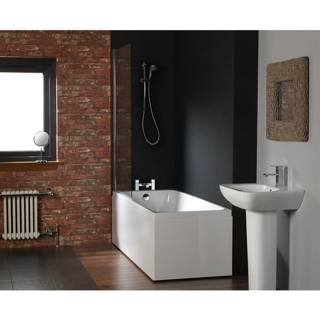 1700 x 750mm Carronite Single Ended Bath White - 02425