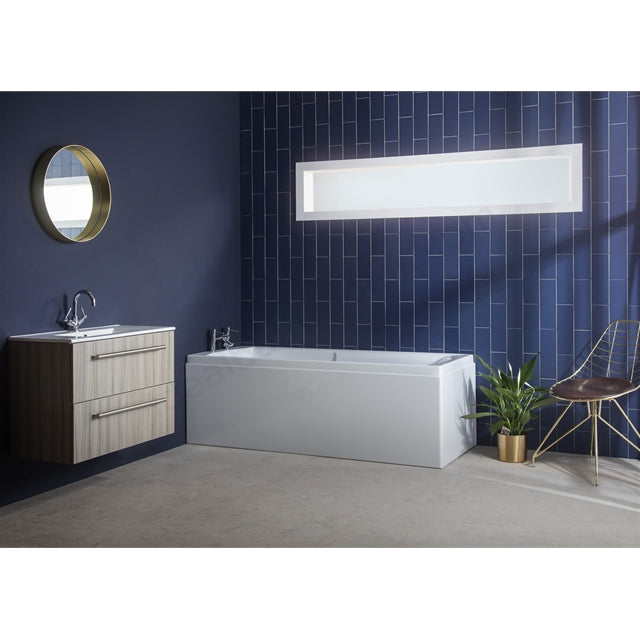 1700 x 700mm Bath White - 02037