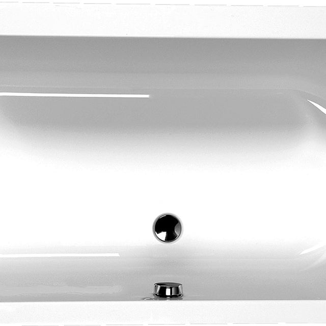 1600 x 725mm Left Hand Bath White - 02209