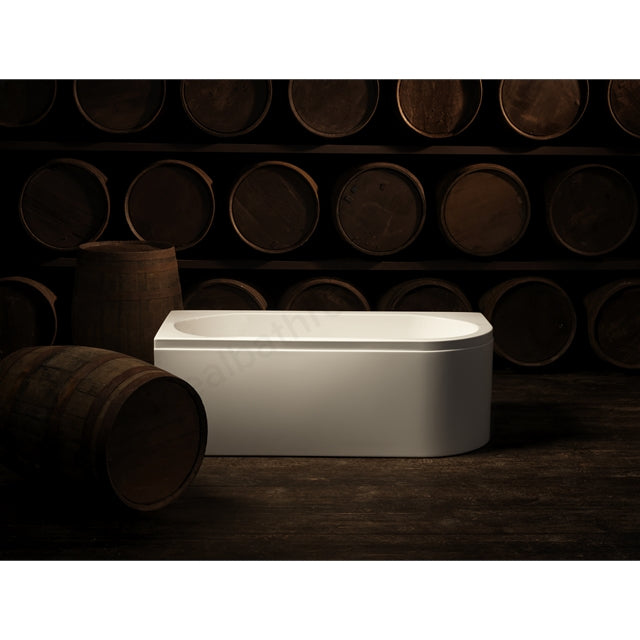 1700 x 800mm Right Hand Bath White - 02219