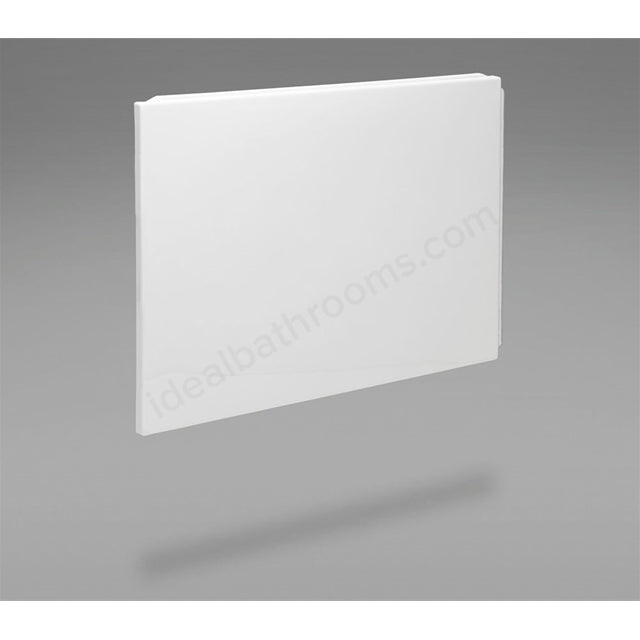 700mm x 540mm Shower Bath End Panel White - 02312