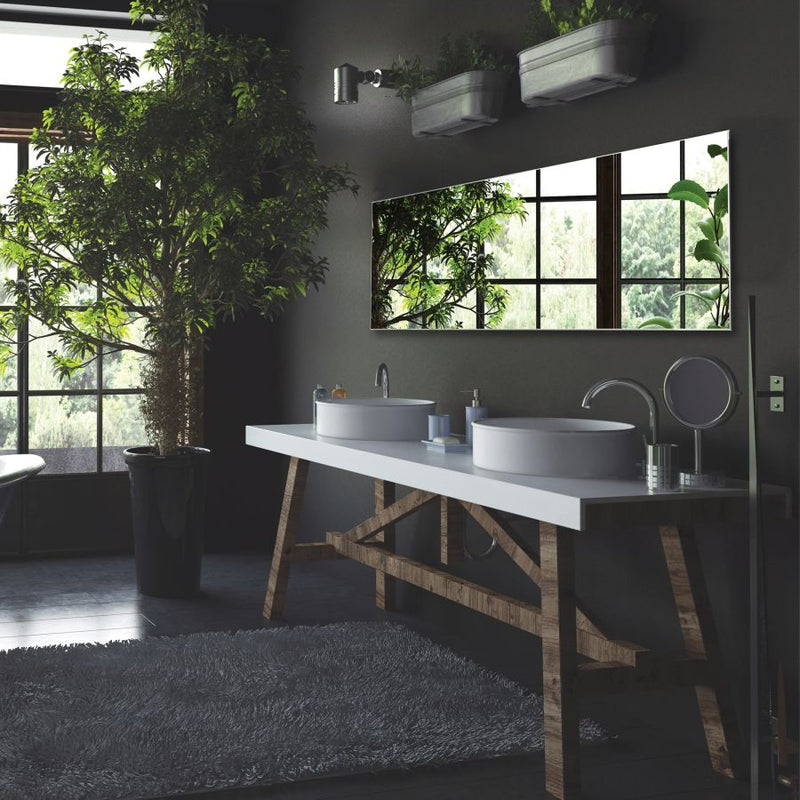 HiB Willow 120cm Large Landscape Bevelled Edge Mirror - 77305000