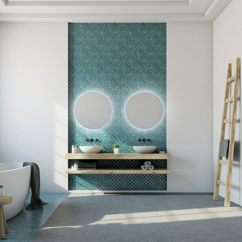 HiB Theme 60cm Adjustable Lighting Round Bathroom Mirror - 79110000