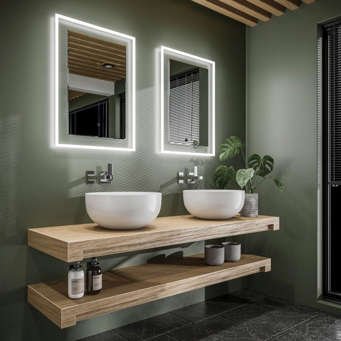 HiB Element 50cm Illuminated Bathroom Mirror - 79420000