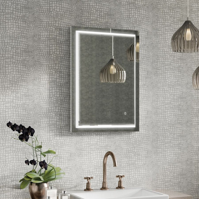 HiB Spectre 50cm Chamfered LED Bathroom Mirror - 79510000