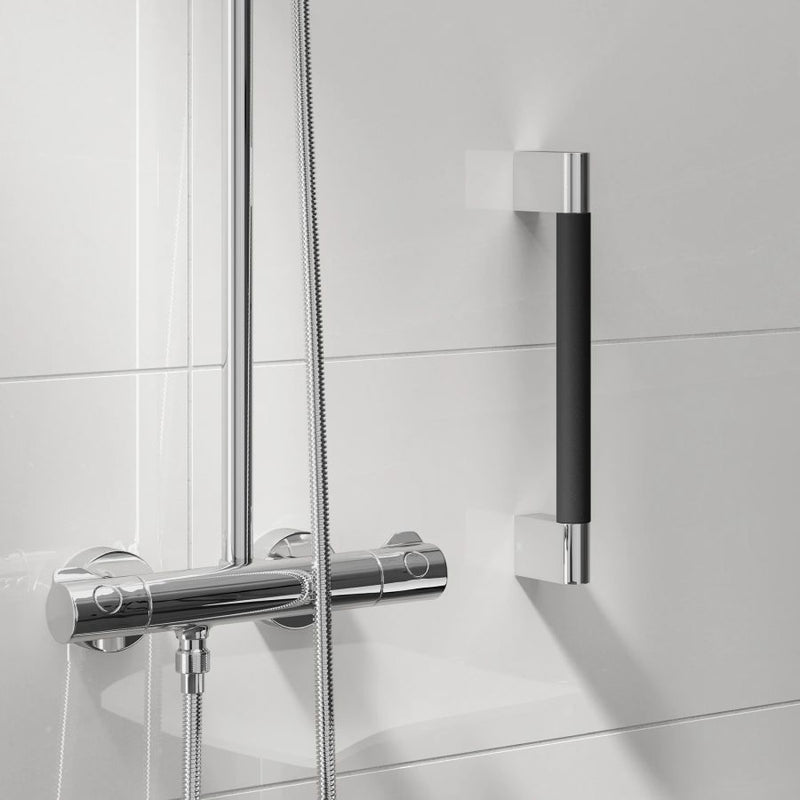 HiB Grab Safety Bar with Grip - Chrome - ACCACH02