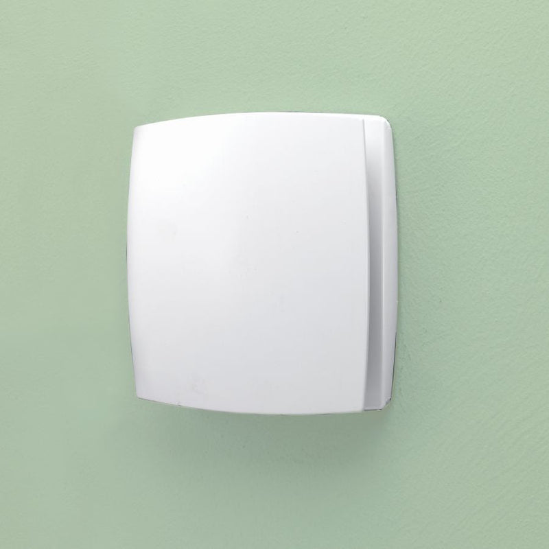 HiB Breeze Bathroom Extractor Fan, White - Timer & Humidity Sensor - 31200