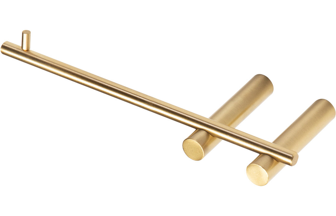 Bergamo Toilet Roll Holder - Brushed Brass