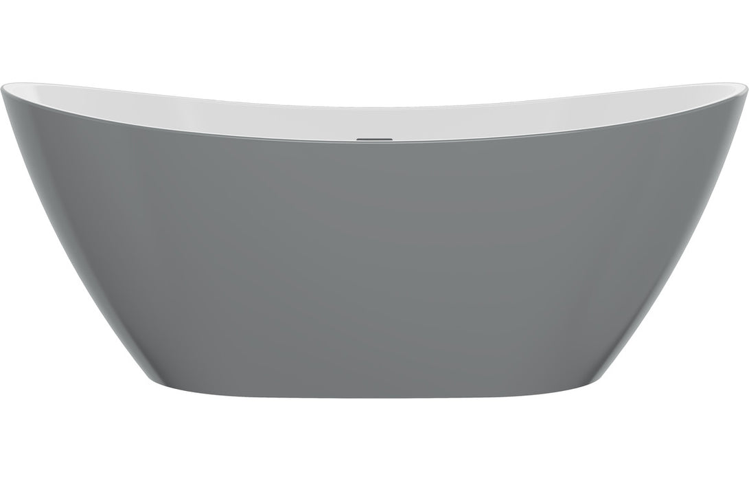 Turin Freestanding 1700x780x690mm Bath - Grey