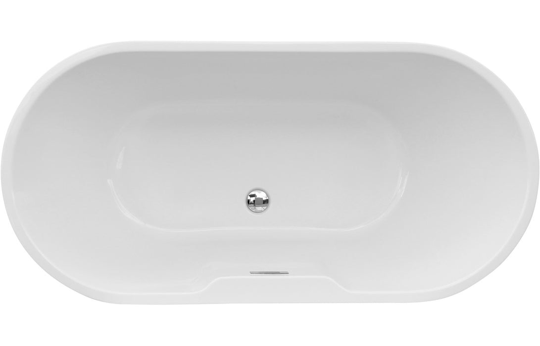 Padua Freestanding 1655x745x580mm 0TH Bath - White