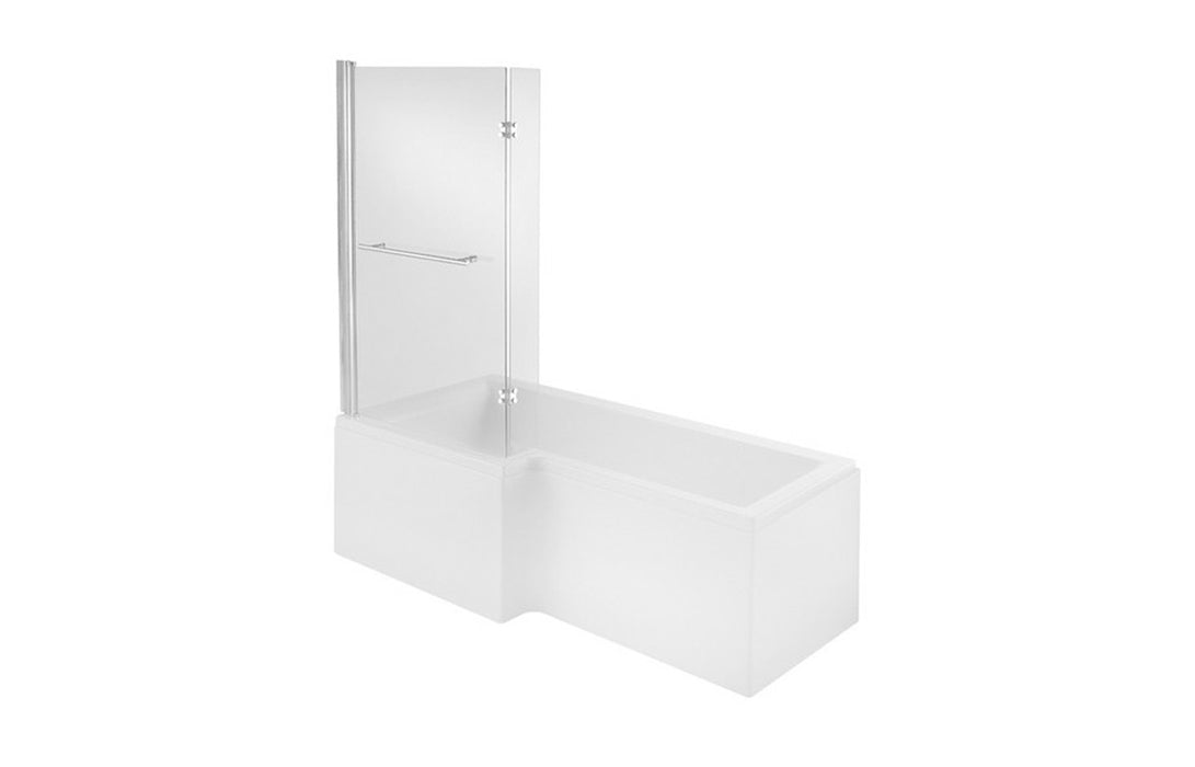700mm L Shape/P Shape Bath End Panel - White