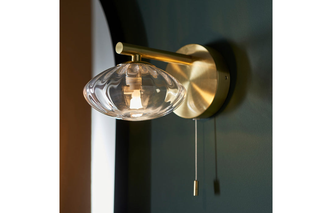 Sassari Wall Light - Brushed Brass