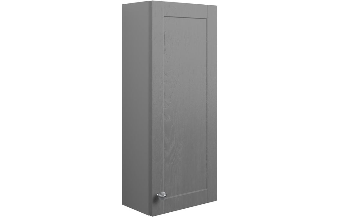 Campania 300mm 1 Door Wall Unit - Grey Ash