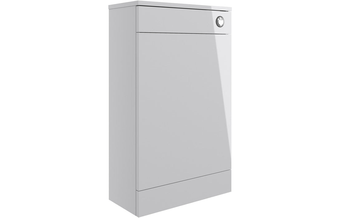 Stirling 500mm Floor Standing WC Unit - Grey Gloss