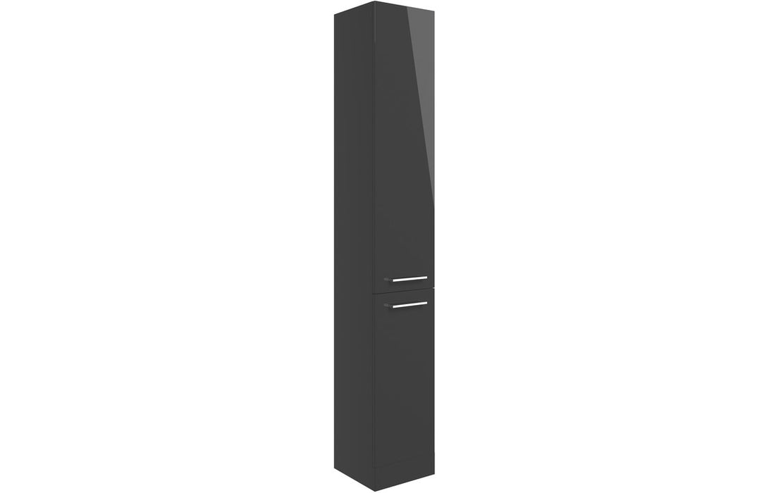 Stirling 350mm Floor Standing 2 Door Tall Unit - Anthracite Gloss