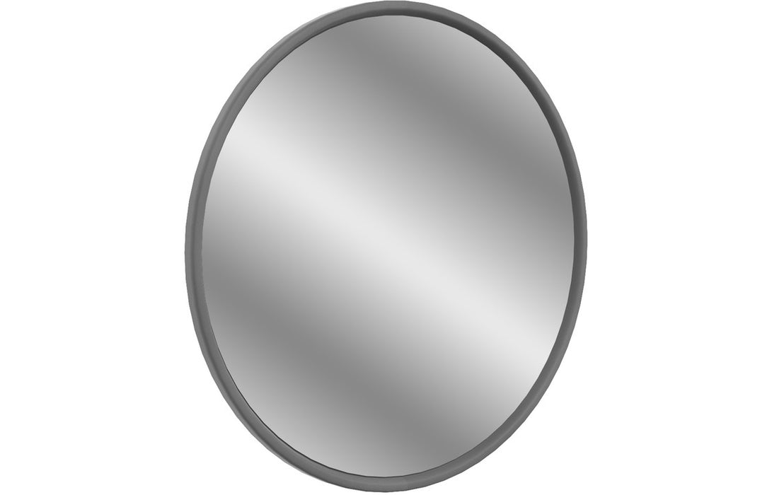 Lazio 550x550mm Round Mirror - Grey Ash