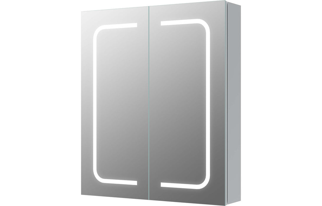 Legnano 600mm 2 Door Front-Lit LED Mirror Cabinet