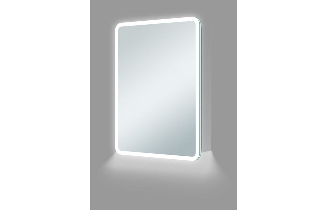 Lucca 500mm 1 Door LED Mirrored Cabinet