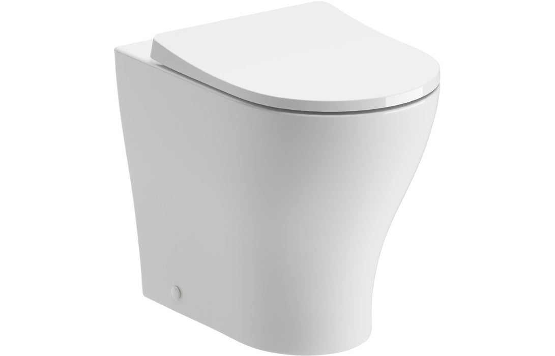 Cardiff Rimless Back To Wall WC & Soft Close Seat