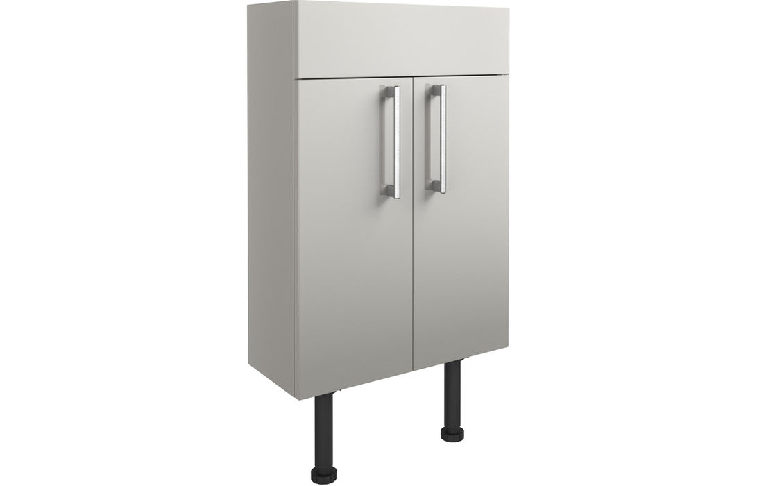 Abruzzo 500mm Slim Basin Unit - Light Grey Gloss