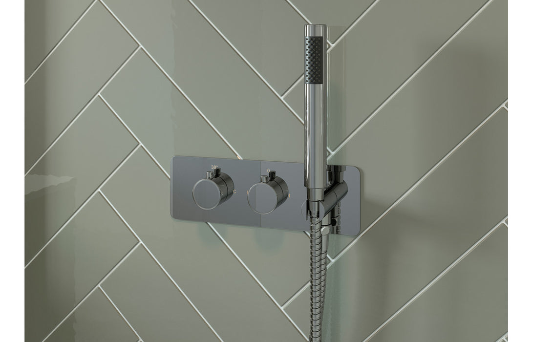 Ruthin Thermostatic Two Outlet Shower Valve w/Handset