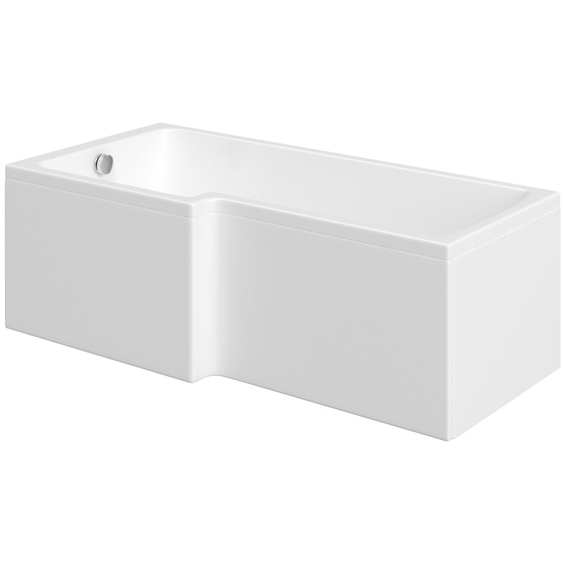 Shell 1500mm x 850mm Right Handed L Shaped Bath