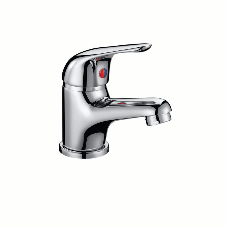 Lagoon Mini Mono Basin Mixer w/ Pop Up Waste - Chrome