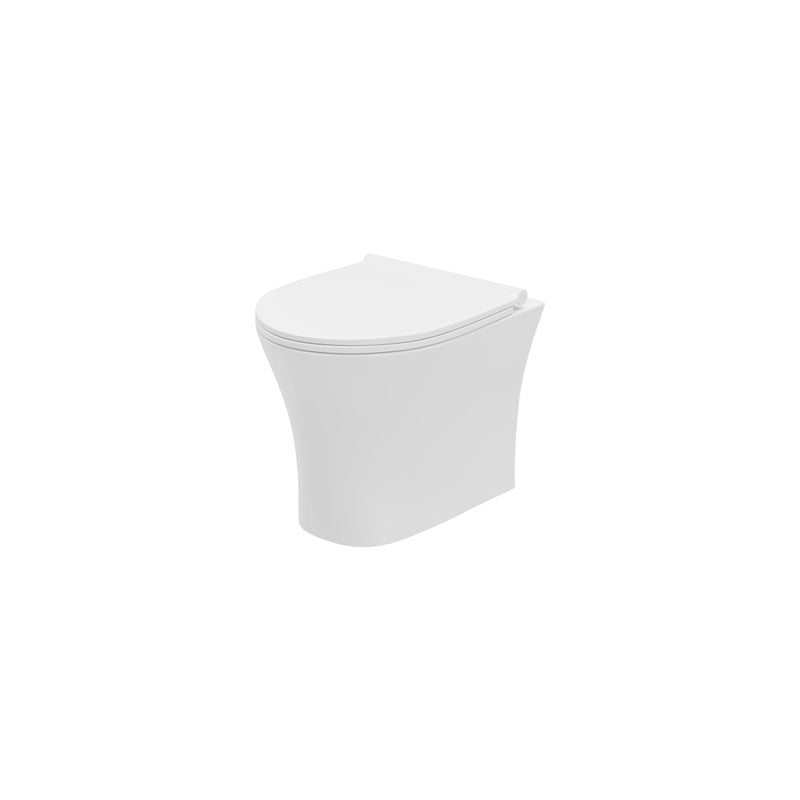 Bay Rimless 350mm x 460mm x 350mm Wall Hung Pan - White