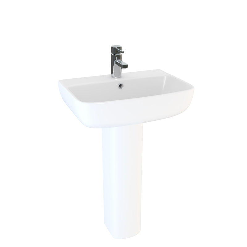 Quay 550mm x 395mm Thin Lipped Square Basin