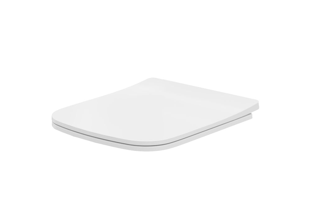 Quay Square Sandwich Soft Close Seat  - White