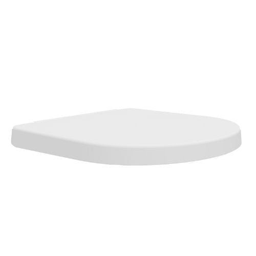 Dune D Shape Smooth Wrapover Soft Close Seat - White