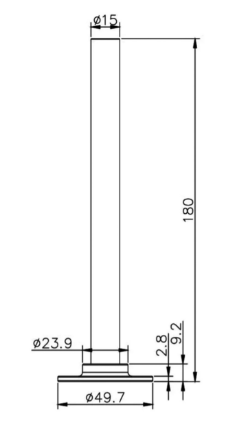 Sleeve Set 18mm x 130mm - Anthracite