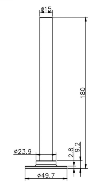 Sleeve Set 18mm x 130mm - White