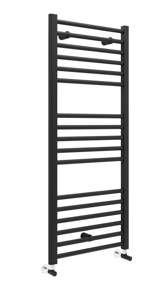Kelvin Straight 1600 x 400mm Towel Warmer - Matt Black