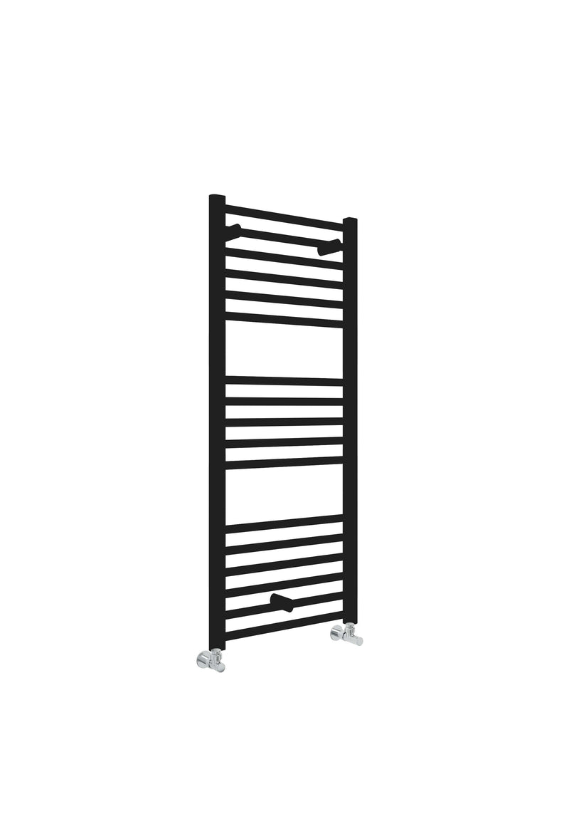 Kelvin Straight 1200 x 500mm Towel Warmer - Matt Black