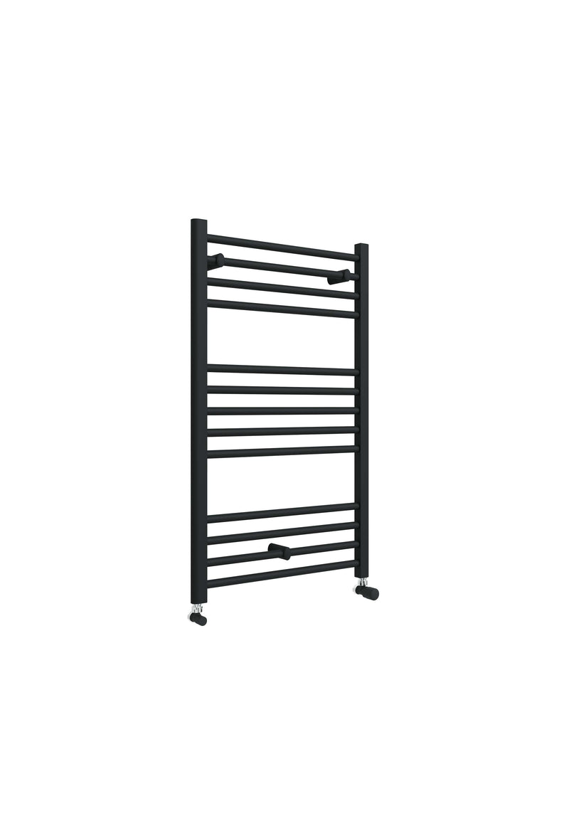 Kelvin Straight 1000 x 600mm Towel Warmer - Matt Black