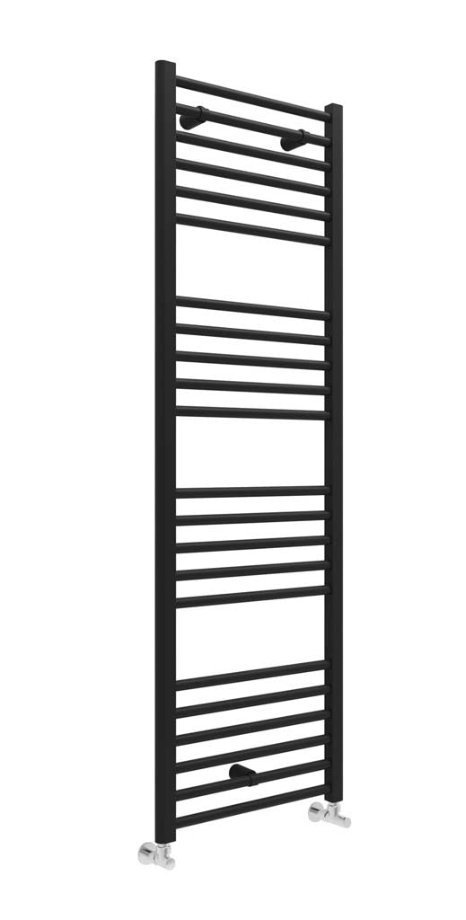 Kelvin Straight 1600 x 600mm Towel Warmer - Matt Black