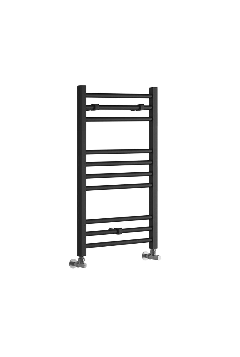 Kelvin Straight 800 x 400mm Towel Warmer - Anthracite